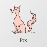 Dr. Seuss | Pink Fox