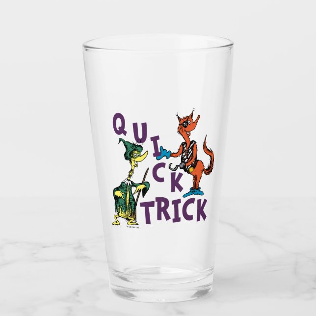 Dr. Seuss | Quick Trick Halloween Graphic Glass (Front)