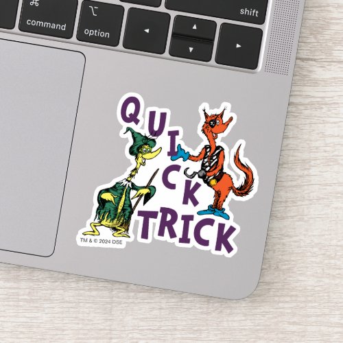 Dr Seuss  Quick Trick Halloween Graphic Sticker