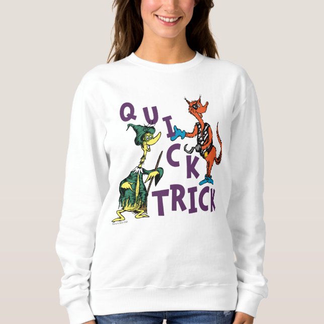 Dr. Seuss | Quick Trick Halloween Graphic Sweatshirt (Front)