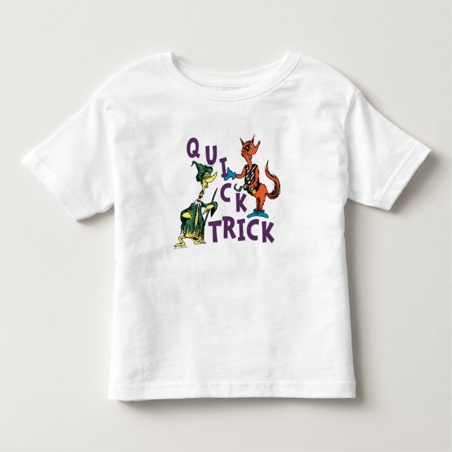 Dr. Seuss | Quick Trick Halloween Graphic Toddler T-shirt (Front)