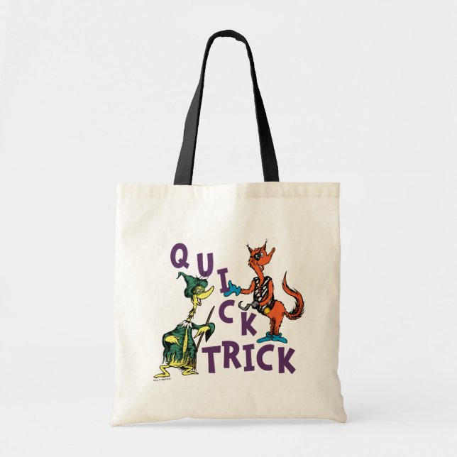 Dr. Seuss | Quick Trick Halloween Graphic Tote Bag (Front)