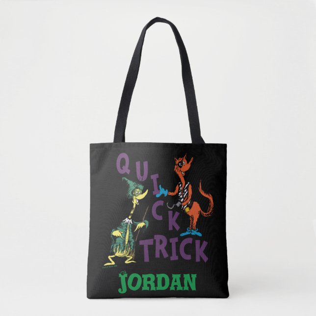 Dr. Seuss | Quick Trick Halloween Graphic Tote Bag (Front)