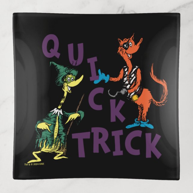 Dr. Seuss | Quick Trick Halloween Graphic Trinket Tray (Front)