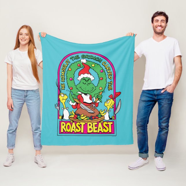 Dr. Seuss | Roast Beast Graphic Fleece Blanket (In Situ)