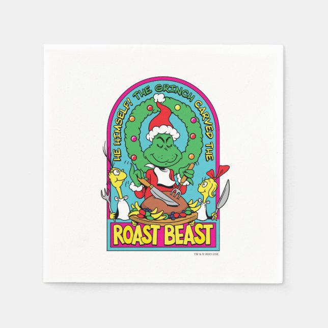 Dr. Seuss | Roast Beast Graphic Napkins (Front)