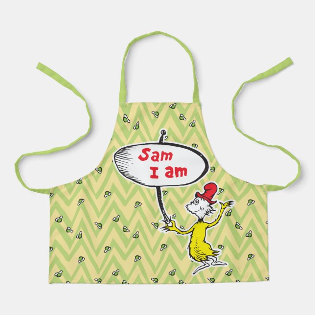 Dr. Seuss | Sam-I-Am Holding Sign Apron (Front)