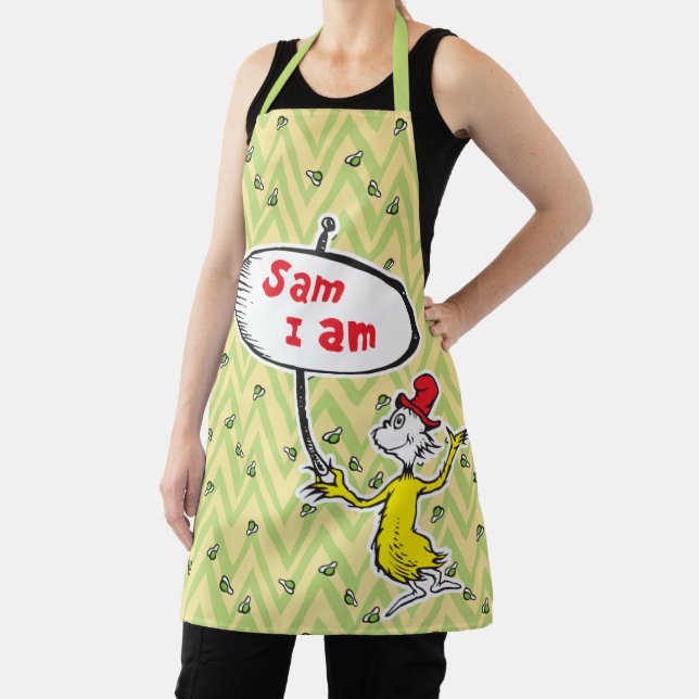 Dr. Seuss | Sam-I-Am Holding Sign Apron (Insitu)