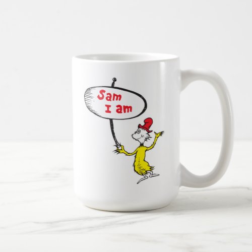 Dr Seuss  Sam_I_Am Holding Sign Coffee Mug