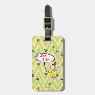 Dr. Seuss Sam-I-Am Holding Sign Luggage Tag