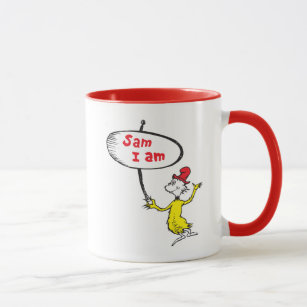Dr. Seuss   Sam-I-Am Holding Sign Mug