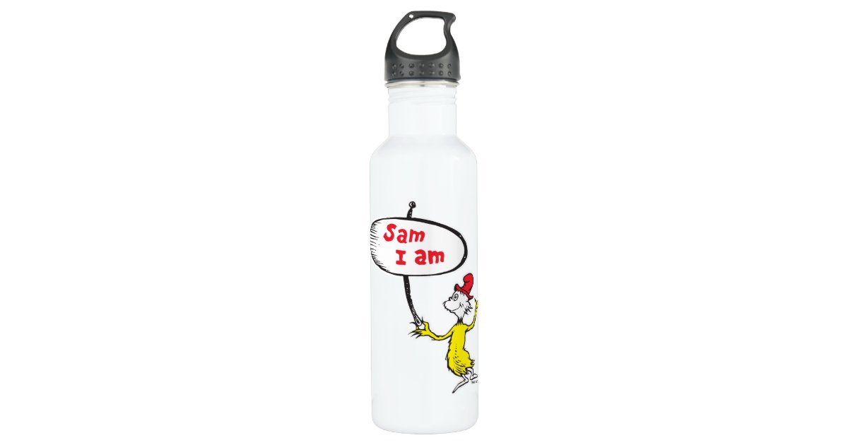 Dr. Seuss The Grinch Character Red Stripe 22 Oz. Stainless Steel Water  Bottle