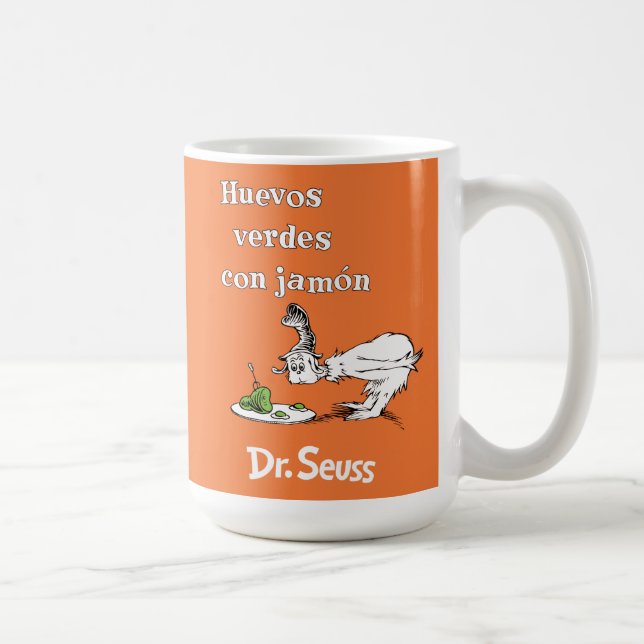 Dr. Seuss Spanish Green Eggs and Ham Coffee Mug (Right)
