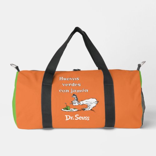 Dr. Seuss Spanish Green Eggs and Ham Duffle Bag