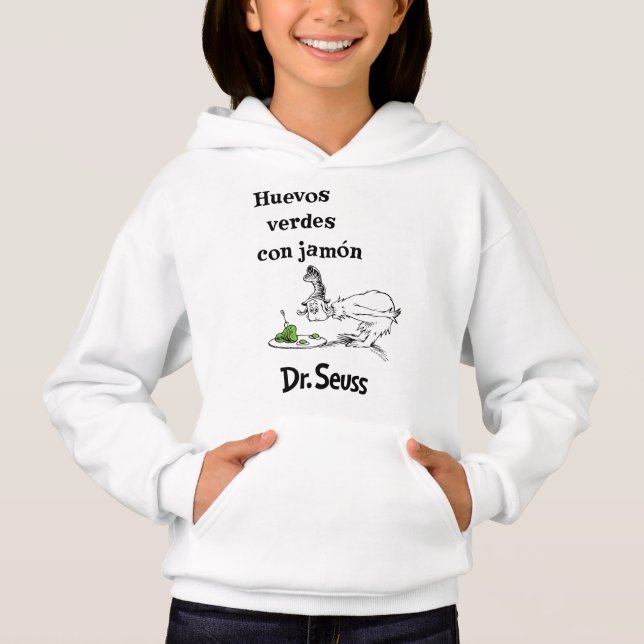 Dr. Seuss Spanish Green Eggs and Ham Hoodie (Front)