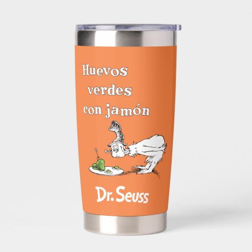 Dr. Seuss Spanish Green Eggs and Ham Insulated Tumbler