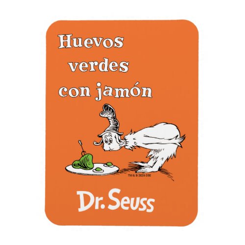 Dr. Seuss Spanish Green Eggs and Ham Magnet