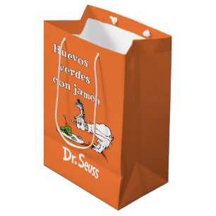 Dr. Seuss Spanish Green Eggs and Ham Medium Gift Bag