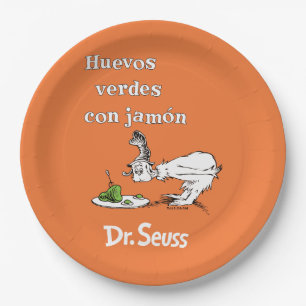 Dr. Seuss Spanish Green Eggs and Ham Paper Plates
