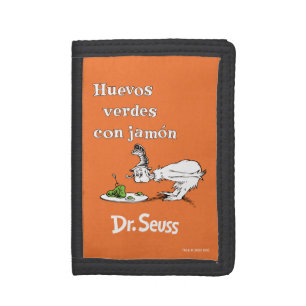 Dr. Seuss Spanish Green Eggs and Ham Tri-fold Wallet