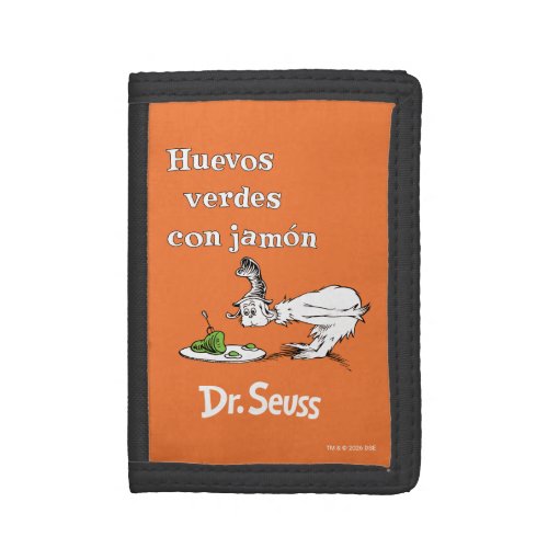 Dr. Seuss Spanish Green Eggs and Ham Trifold Wallet