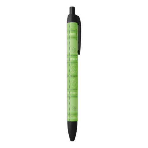 Dr Seuss  St Patricks Day Plaid Pattern Black Ink Pen