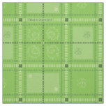 Dr. Seuss | St. Patrick's Day Plaid Pattern Fabric