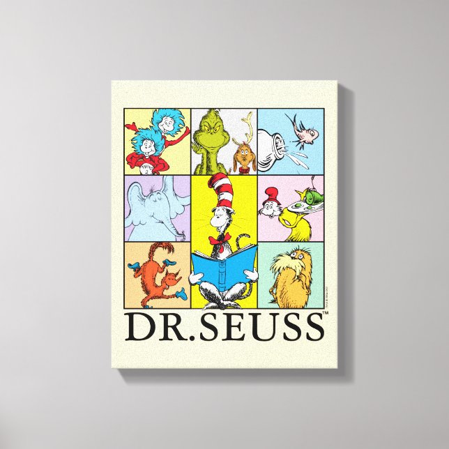 Dr. Seuss | Stories Graphic Canvas Print (Front)
