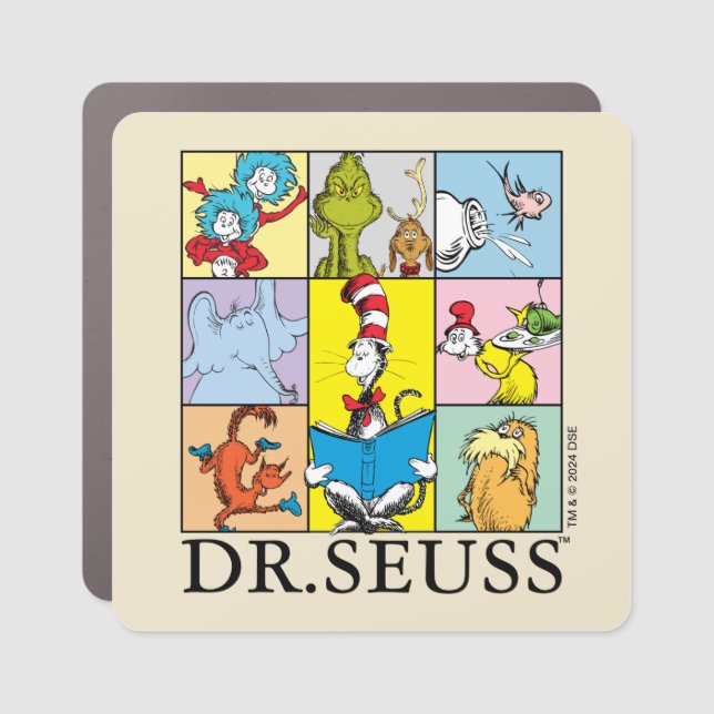 Dr. Seuss | Stories Graphic Car Magnet (Front)
