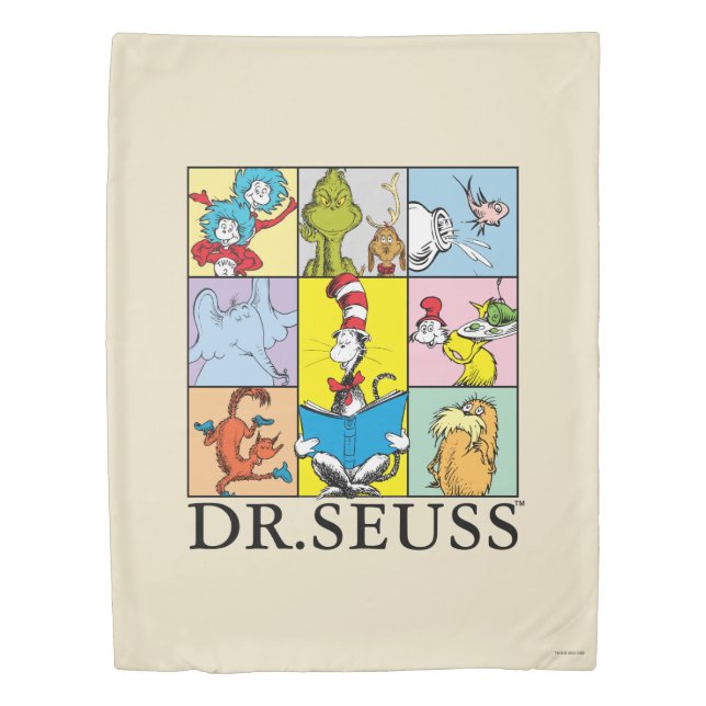 Dr. Seuss | Stories Graphic Duvet Cover (Front)