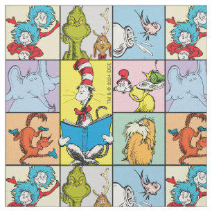 Dr. Seuss Stories Graphic Fabric