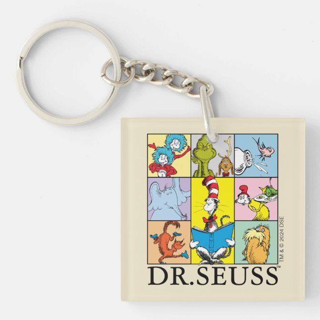 Dr. Seuss | Stories Graphic Keychain (Front)