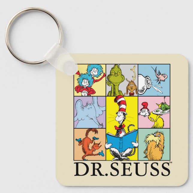 Dr. Seuss | Stories Graphic Keychain (Front)