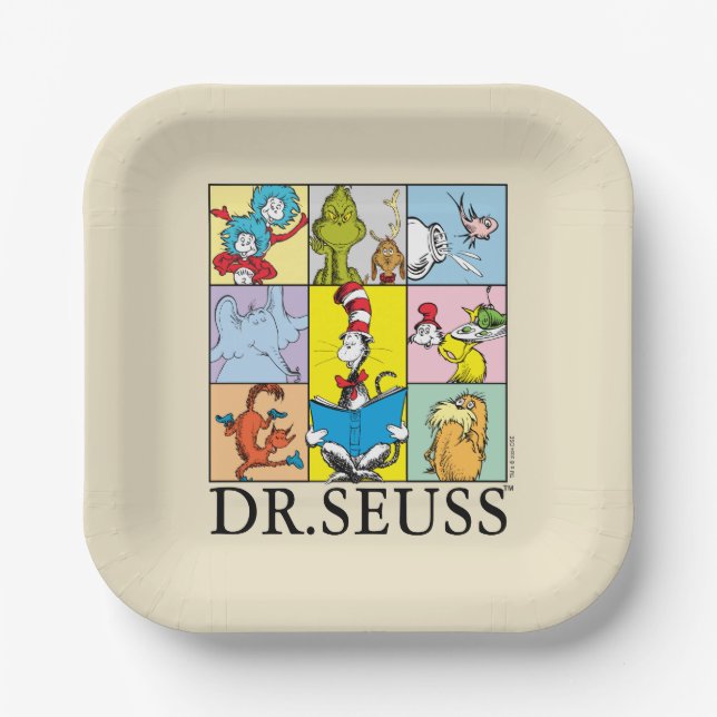 Dr. Seuss | Stories Graphic Paper Plates (Front)