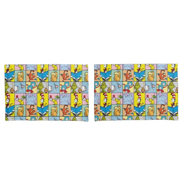 Dr. Seuss | Stories Graphic Pillow Case (Front-Set)