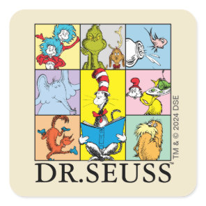 Dr. Seuss | Stories Graphic Square Sticker