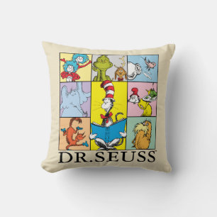 Dr. Seuss Stories Graphic Throw Pillow