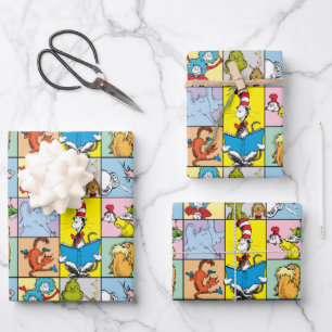 Dr. Seuss   Stories Graphic Wrapping Paper Sheets