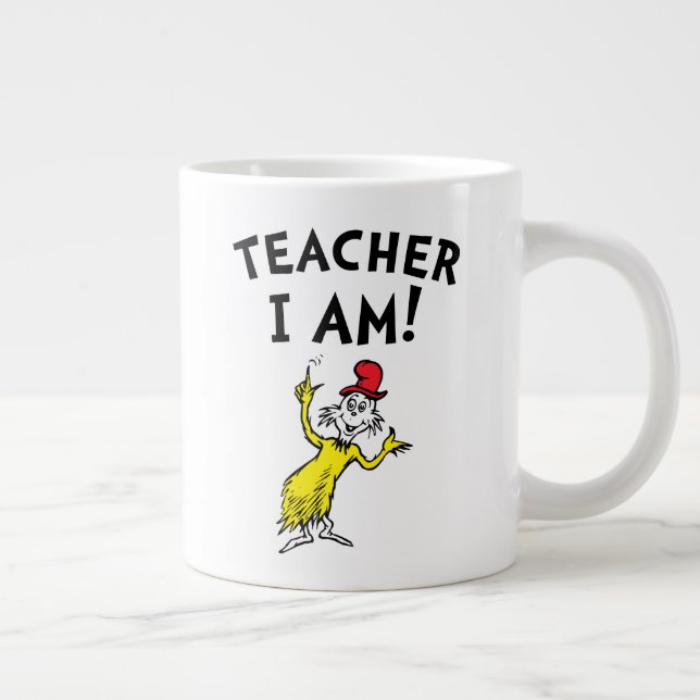 Dr. Seuss | Teacher I Am! Giant Coffee Mug (Right)