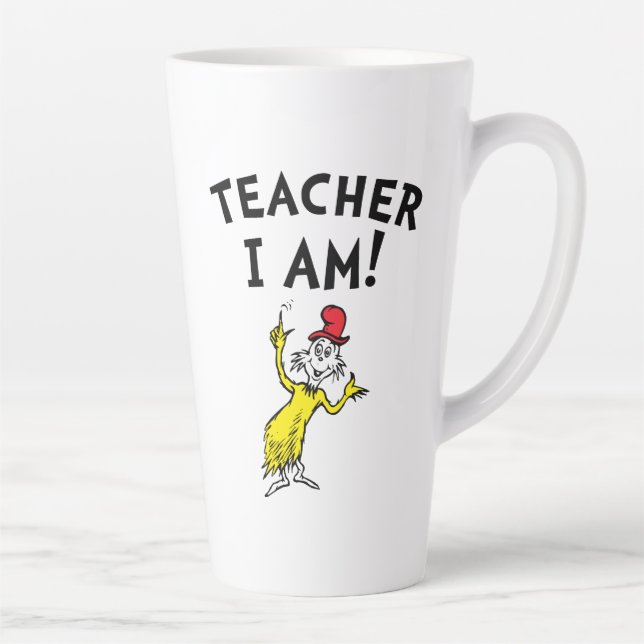 Dr. Seuss | Teacher I Am! Latte Mug (Right)