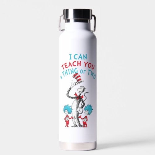Dr Seuss  Teacher I Can Teach You A Thing or Two Water Bottle