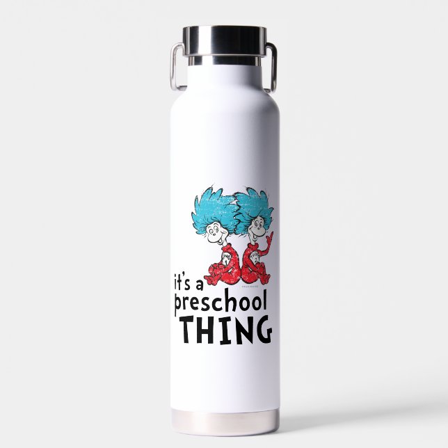 Dr. Seuss | Teacher It's A Preschool Thing Water Bottle (Front)