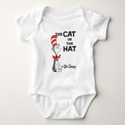 Dr Seuss  The Cat in the Hat Book Baby Bodysuit