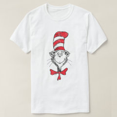 Dr. Seuss | The Cat in the Hat Head - Vintage T-Shirt