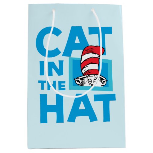 Dr Seuss  The Cat in the Hat Logo Medium Gift Bag