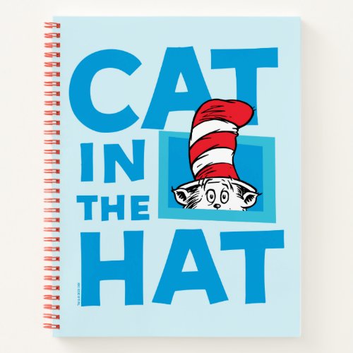 Dr Seuss  The Cat in the Hat Logo Notebook