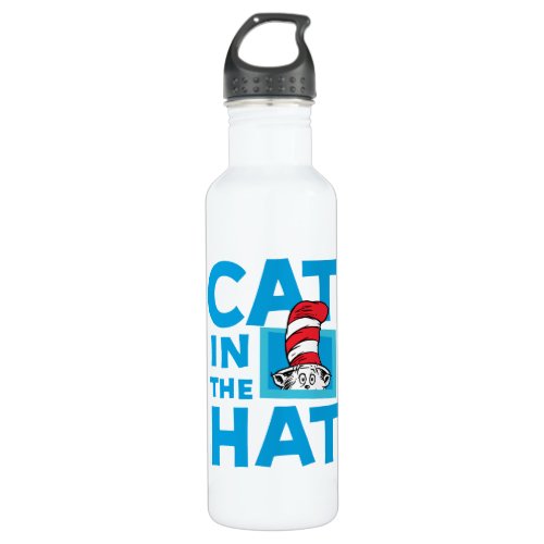 Dr Seuss  The Cat in the Hat Logo Stainless Steel Water Bottle