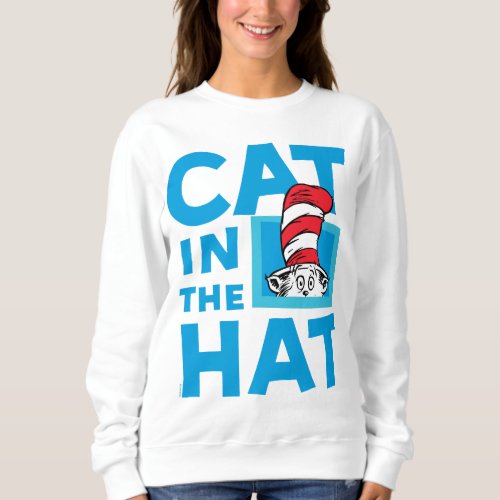 Dr Seuss  The Cat in the Hat Logo Sweatshirt