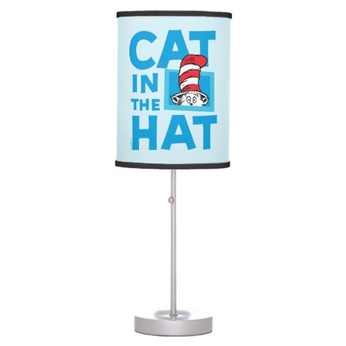 Dr Seuss  The Cat in the Hat Logo Table Lamp