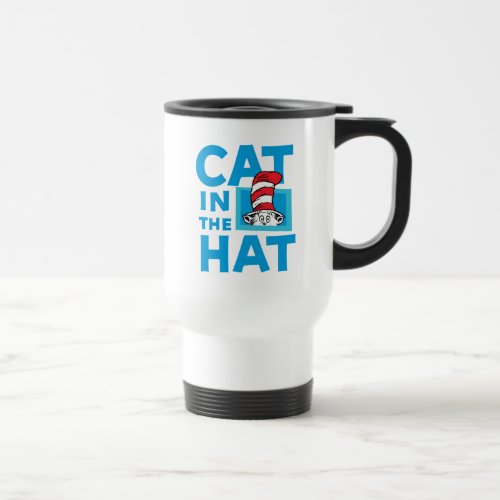 Dr Seuss  The Cat in the Hat Logo Travel Mug